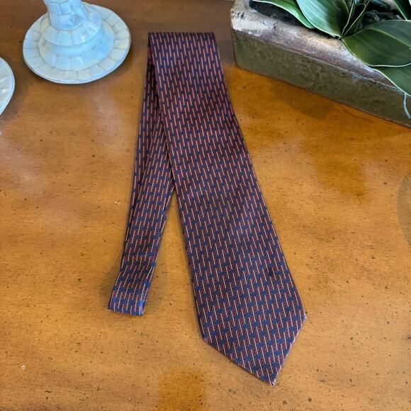 FENDI 100% Silk Patterned Vintage Tie – Excellent Condition